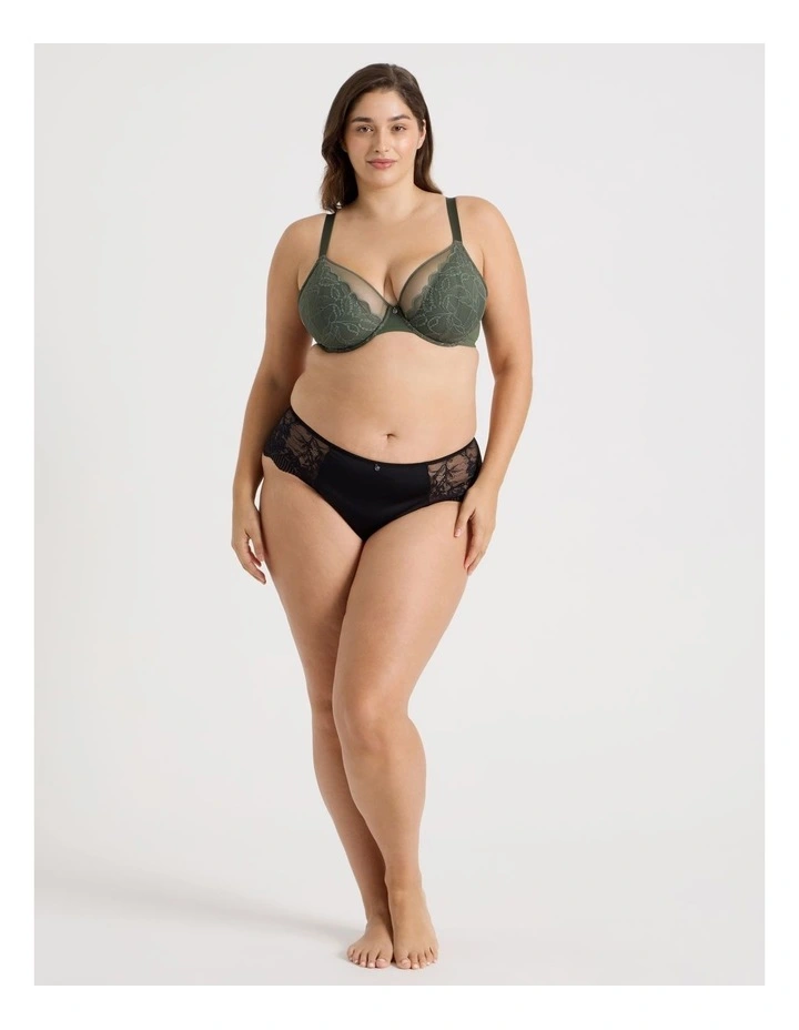Empower D  Demi Mesh Bra in Green image 3