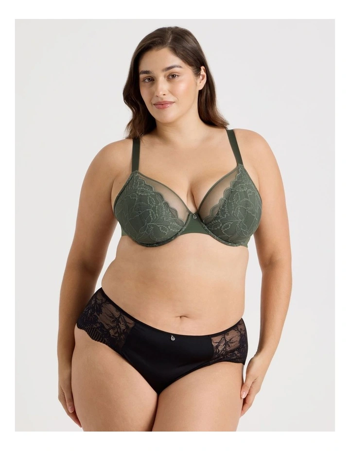 Empower D  Demi Mesh Bra in Green image 4