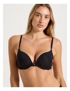 Bare Beauty Push Up Bra in Black