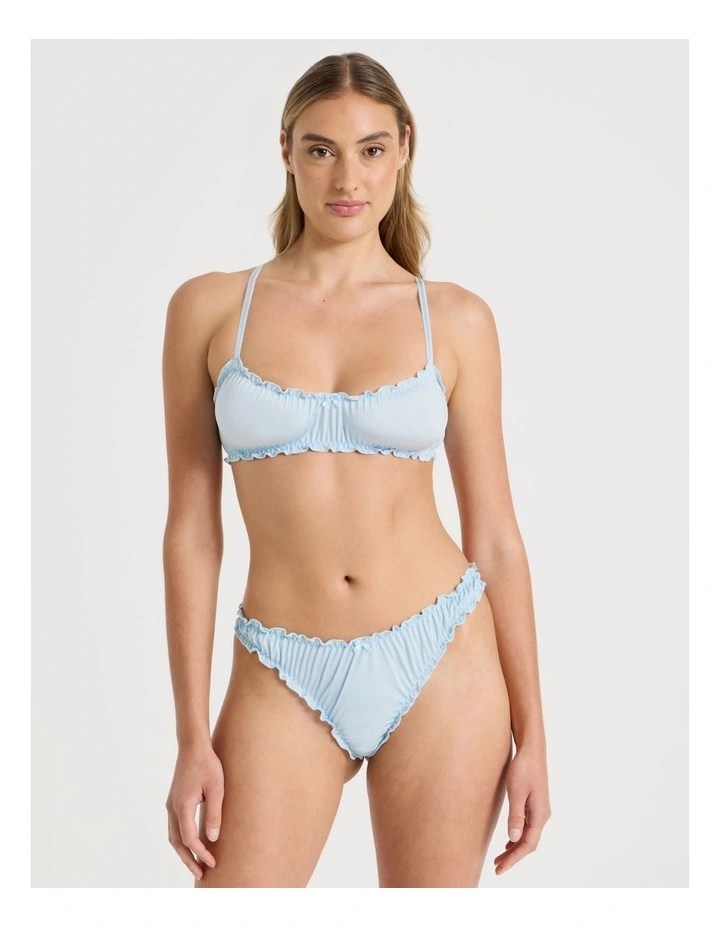 Lola Frill Bralette in Blue image 2