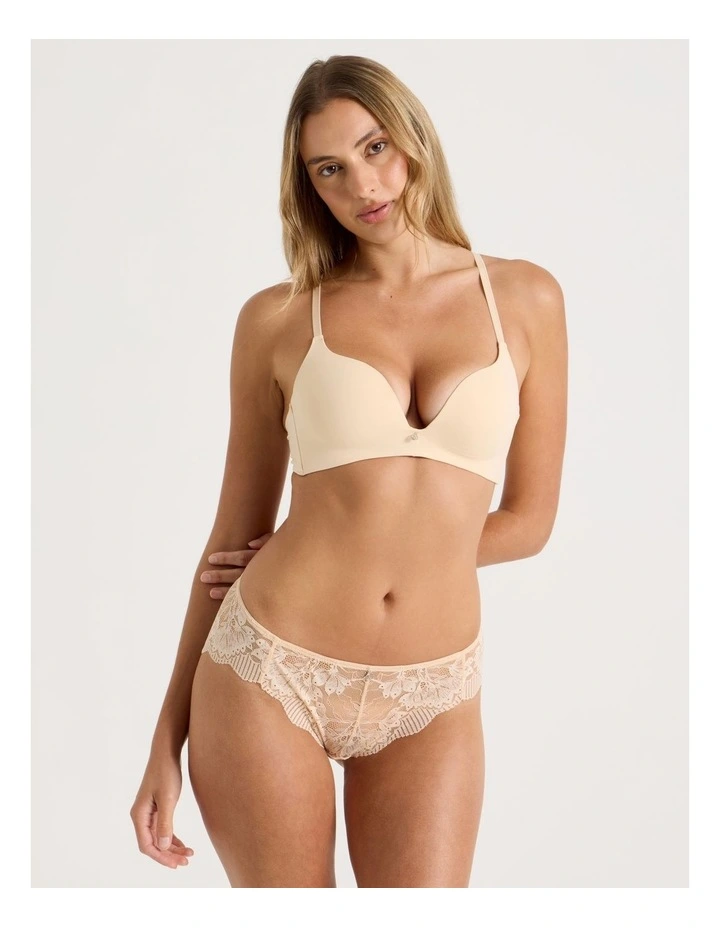 Pure Comfort Wirefree Push Up Bra in Beige image 2