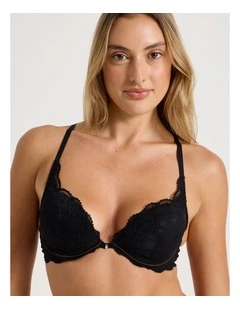 Bare Beauty Plunge Bra in Black