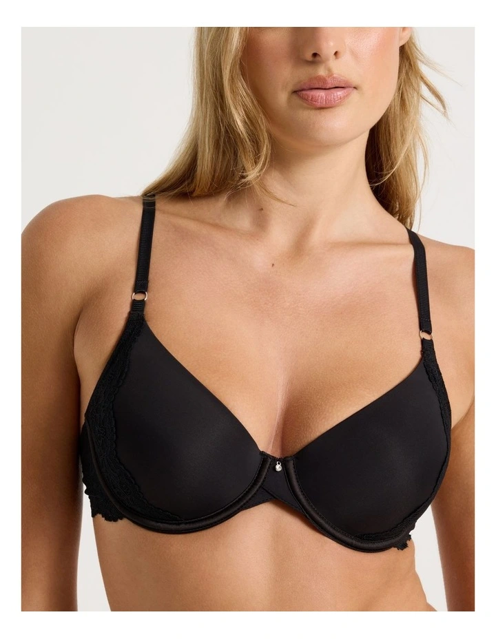 Bare Beauty T-shirt Bra in Black image 2