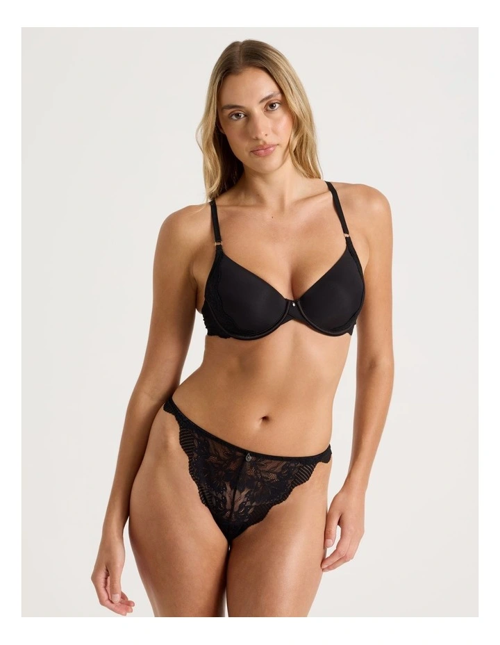 Bare Beauty T-shirt Bra in Black image 3