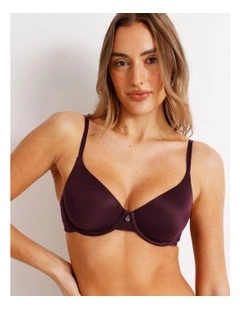 Pure Comfort Contour T-shirt Bra in Plum