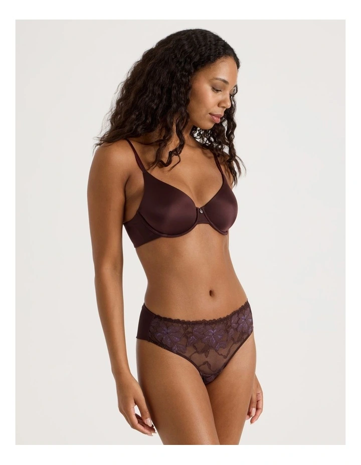 Pure Basics Bra in Dark Purple image 4