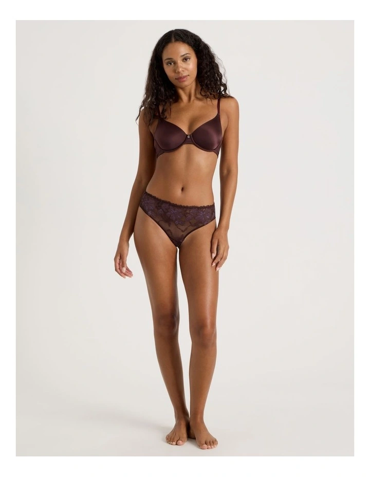 Pure Basics Bra in Dark Purple image 7
