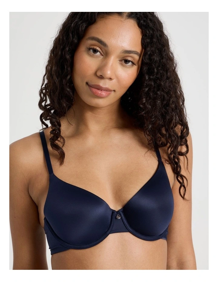 Pure Comfort Contour T-shirt Bra in Navy image 3
