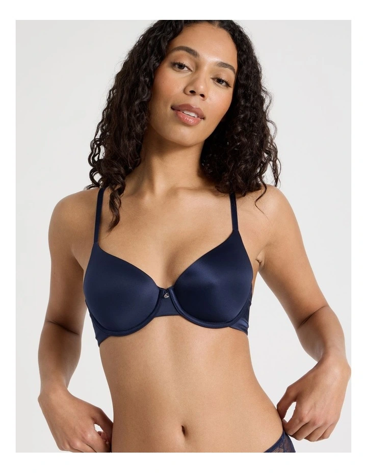 Pure Comfort Contour T-shirt Bra in Navy image 7