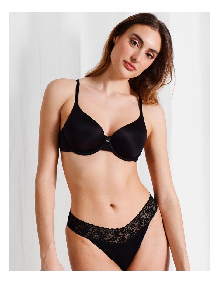 Pure Comfort Contour T-shirt Bra in Black image 1