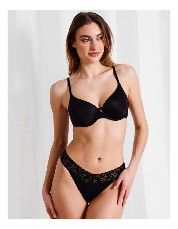 Pure Comfort Contour T-shirt Bra in Black image 3