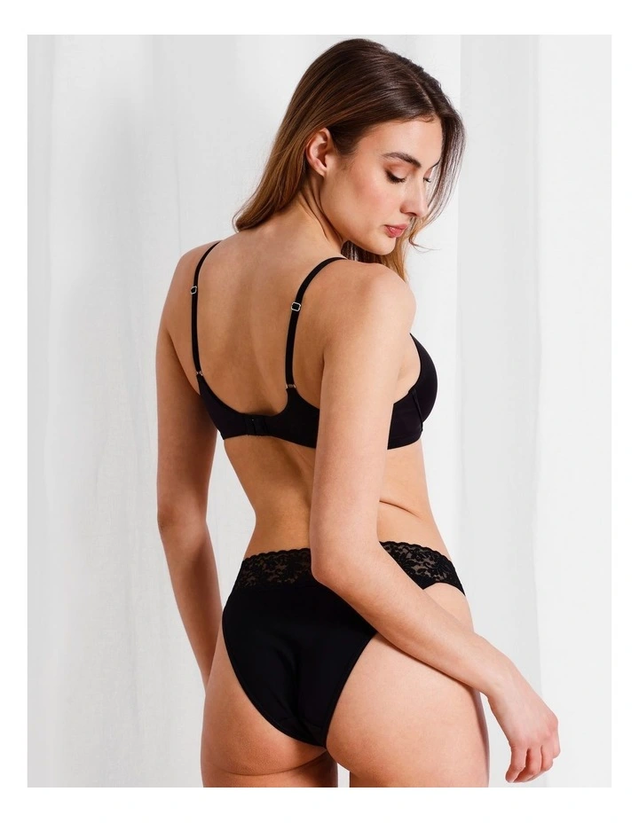 Pure Comfort Contour T-shirt Bra in Black image 6