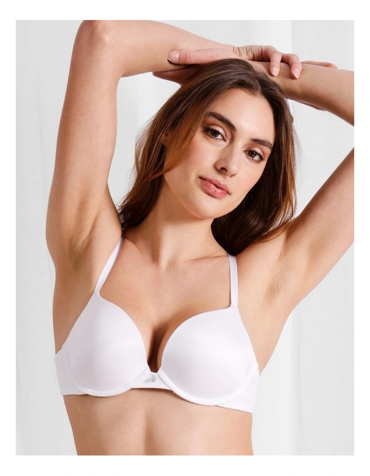 Pure Comfort Contour T-shirt Bra in White image 3