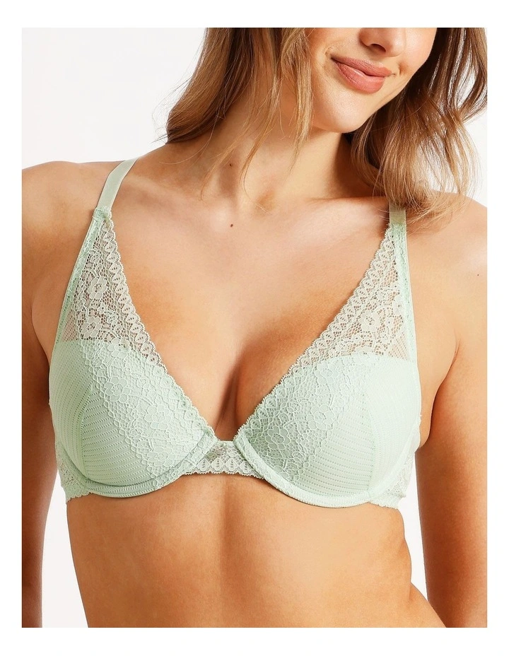 Sienna Lace High Apex Bra in Black image 3
