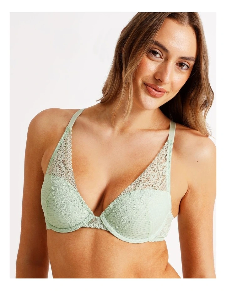 Sienna Lace High Apex Bra in Black image 4
