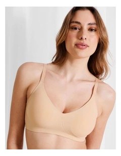 Pure Comfort Bonded Wirefree Bra in Beige