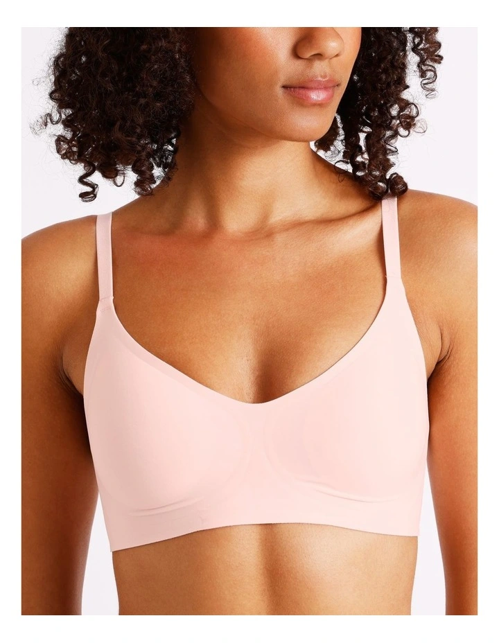 Pure Comfort Bonded Wirefree Bra in Pink image 3
