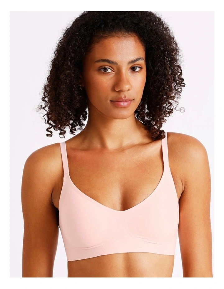 Pure Comfort Bonded Wirefree Bra in Pink image 4