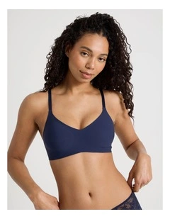 Pure Comfort Bonded Wirefree Bra in Navy