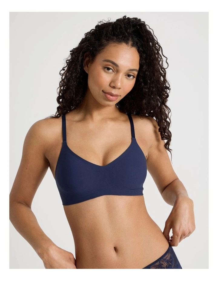 Pure Comfort Bonded Wirefree Bra in Navy image 1