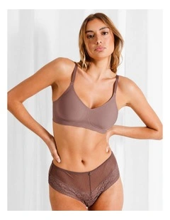 Pure Comfort Bonded Wirefree Bra in Rose Taupe