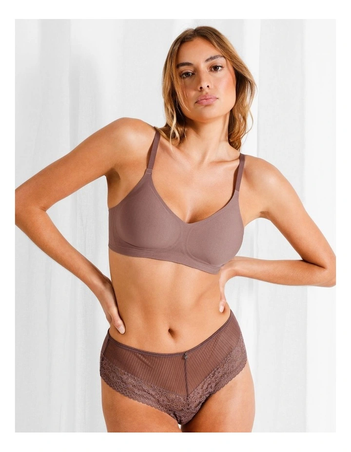 Pure Comfort Bonded Wirefree Bra in Rose Taupe image 1