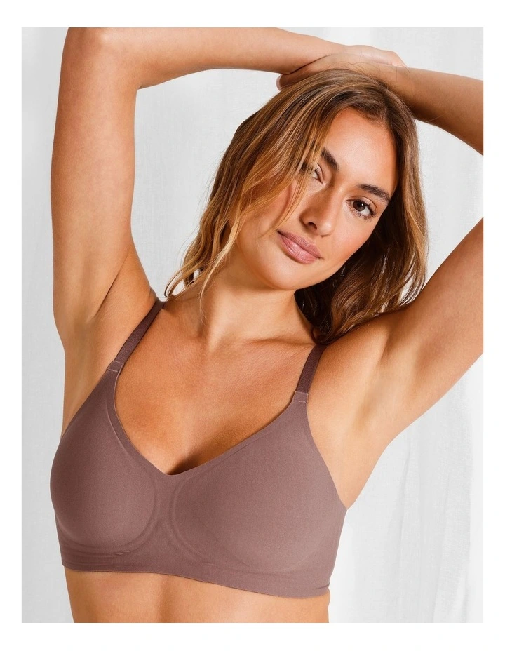 Pure Comfort Bonded Wirefree Bra in Rose Taupe image 2