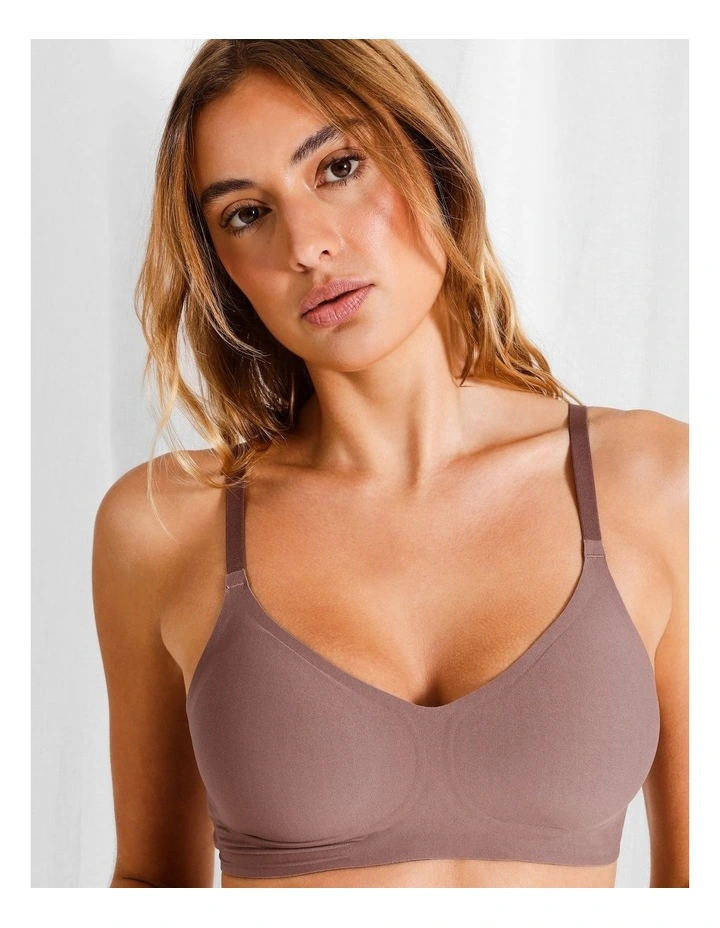 Pure Comfort Bonded Wirefree Bra in Rose Taupe image 3