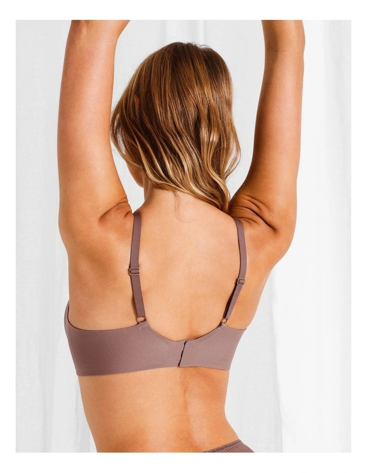 Pure Comfort Bonded Wirefree Bra in Rose Taupe image 5