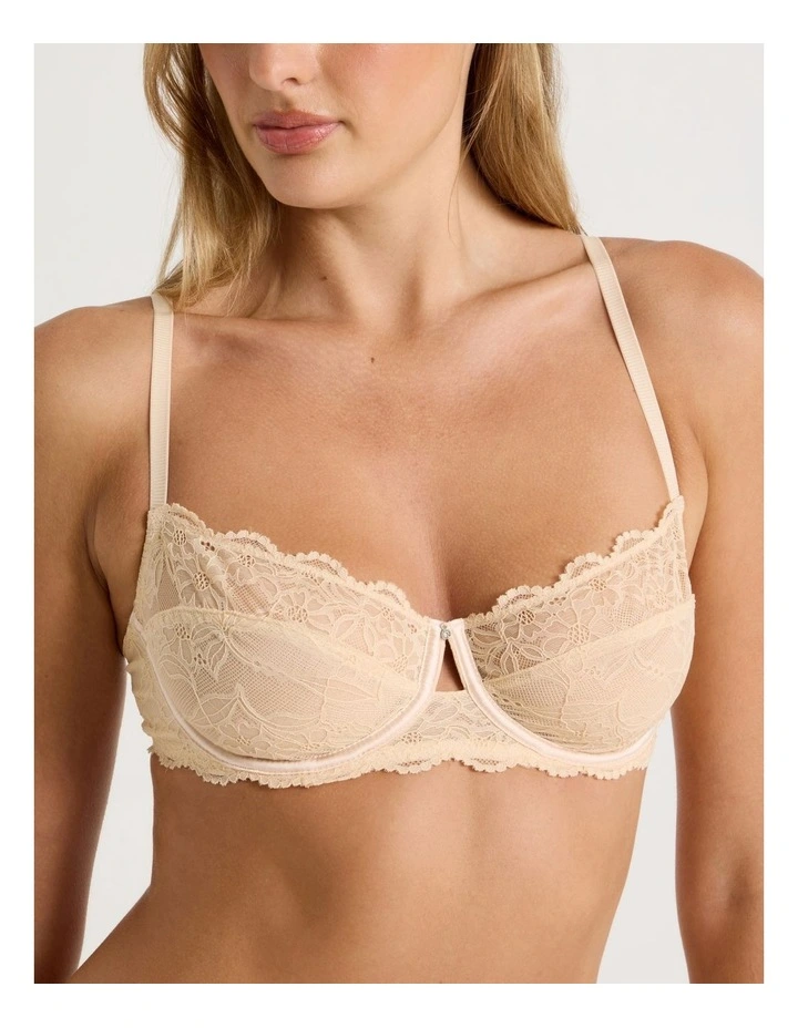 Bare Beauty Balconette Bra in Beige image 2