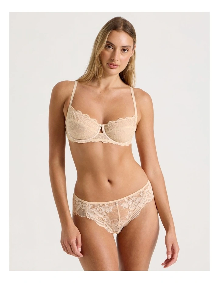 Bare Beauty Balconette Bra in Beige image 3