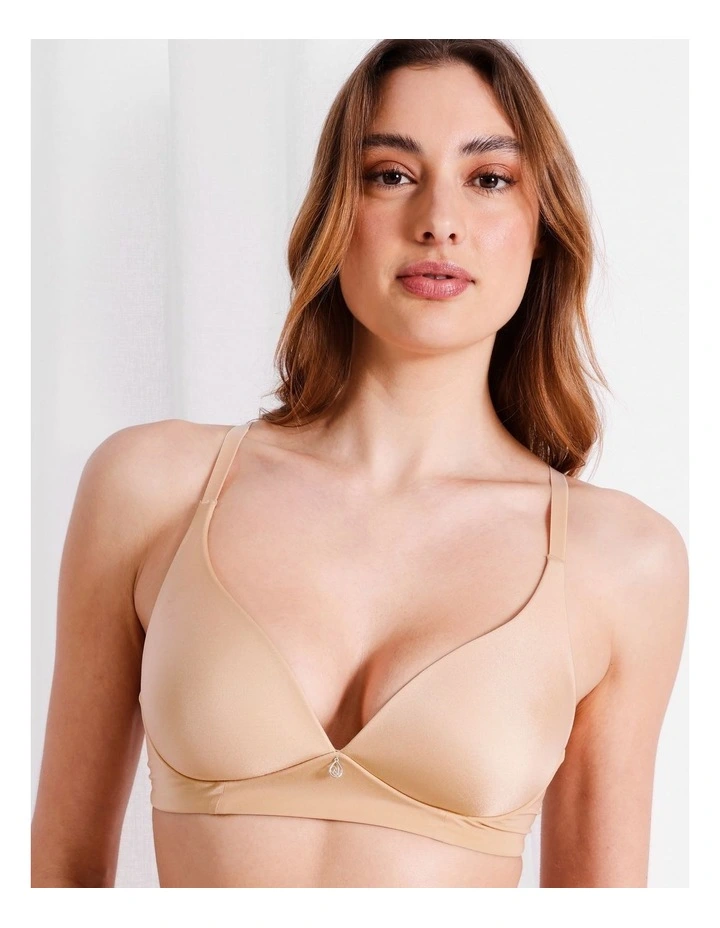 Pure Comfort Wirefree Contour Bra in Beige image 1