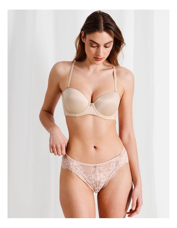 Pure Comfort Contour Strapless Bra in Beige image 3