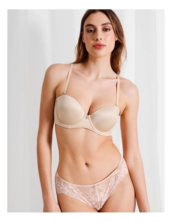 Pure Comfort Contour Strapless Bra in Beige image 5
