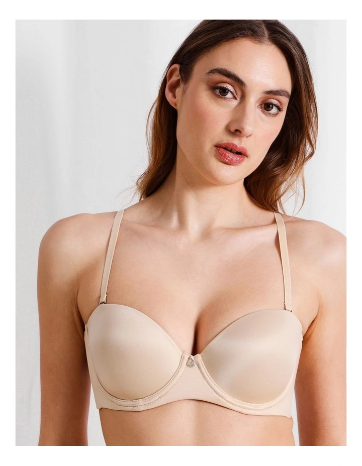 Pure Comfort Contour Strapless Bra in Beige image 7