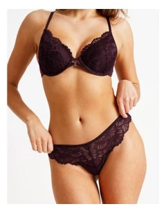 Aura Luxe G String in Plum