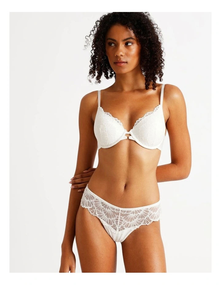 Aura Luxe G String in White image 1