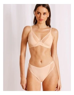 Soothe Sheer G String in Beige