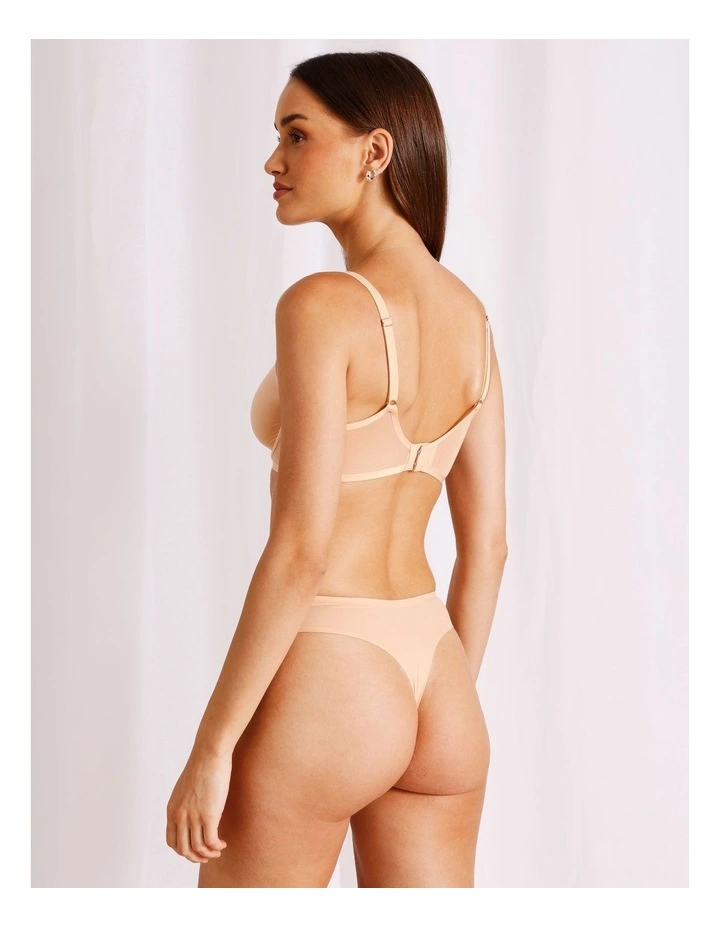 Soothe Sheer G String in Beige image 5