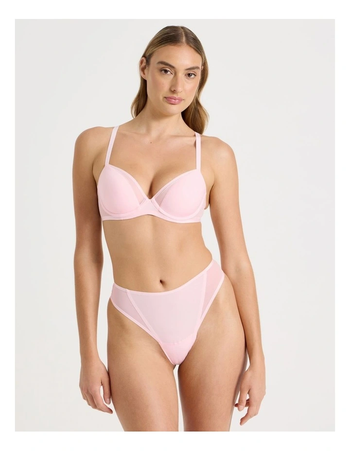 Soothe Sheer G String in Pink image 1