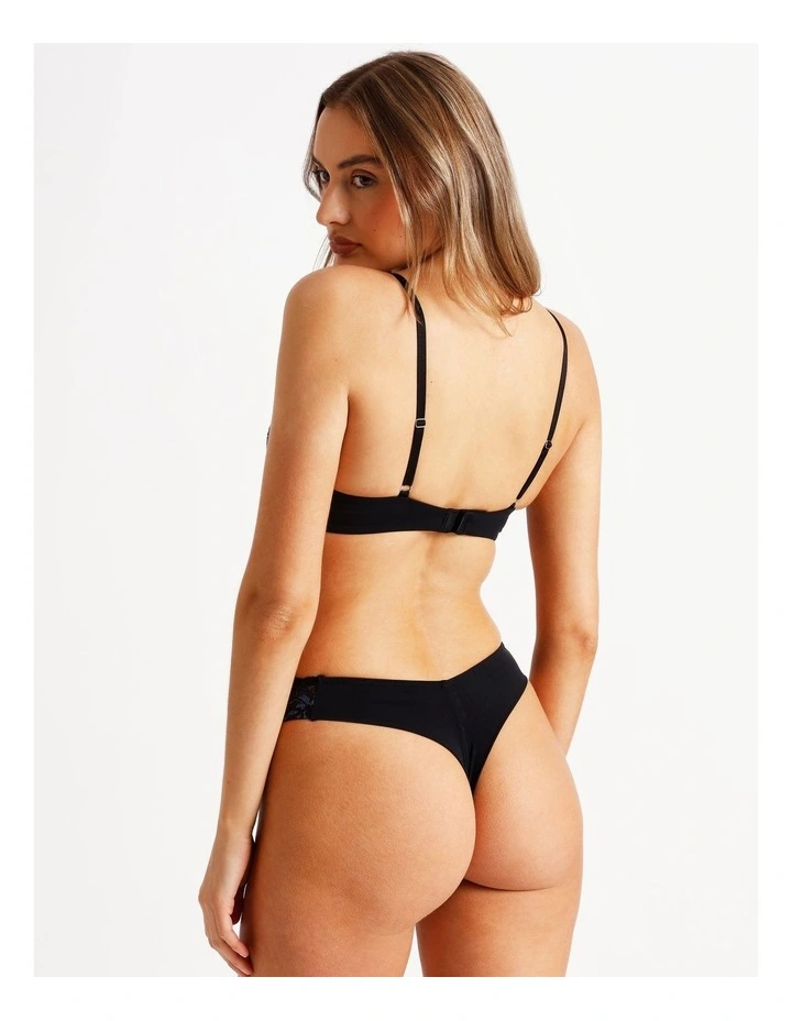 Nighttime G-String in Black image 4
