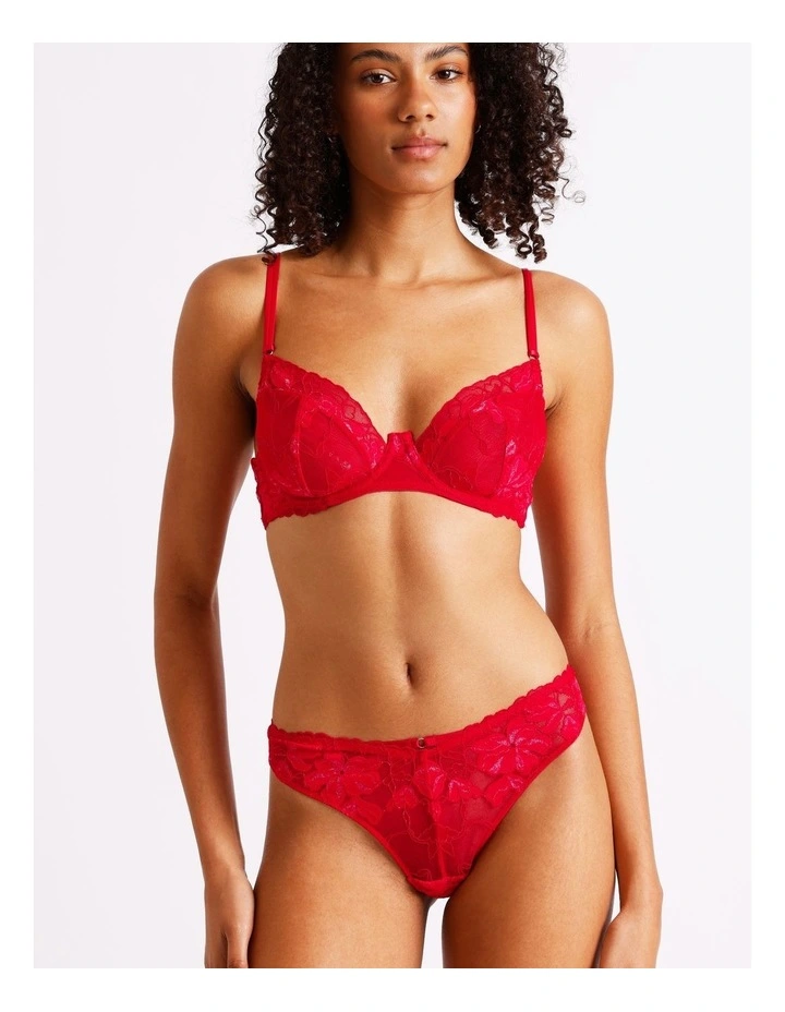 Nighttime G-String in Red image 4