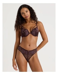 Nighttime G-String in Dark Mauve