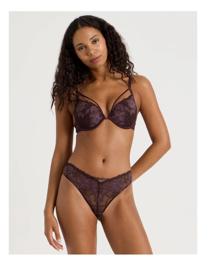 Nighttime G-String in Dark Mauve image 1