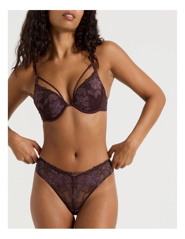 Nighttime G-String in Dark Mauve image 2
