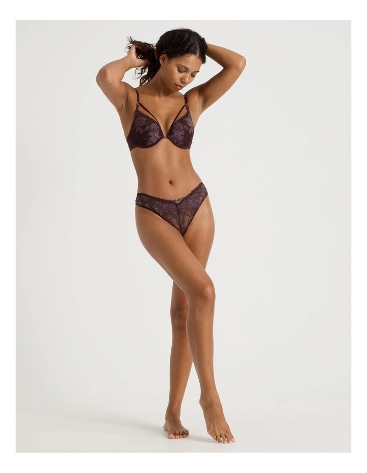 Nighttime G-String in Dark Mauve image 3