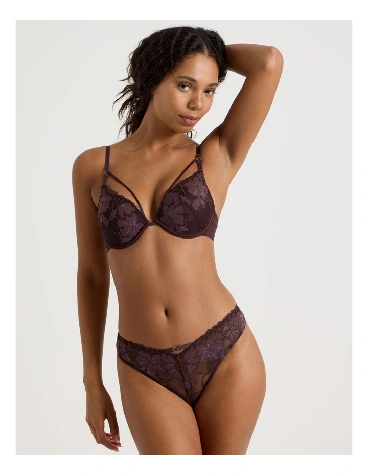 Nighttime G-String in Dark Mauve image 5