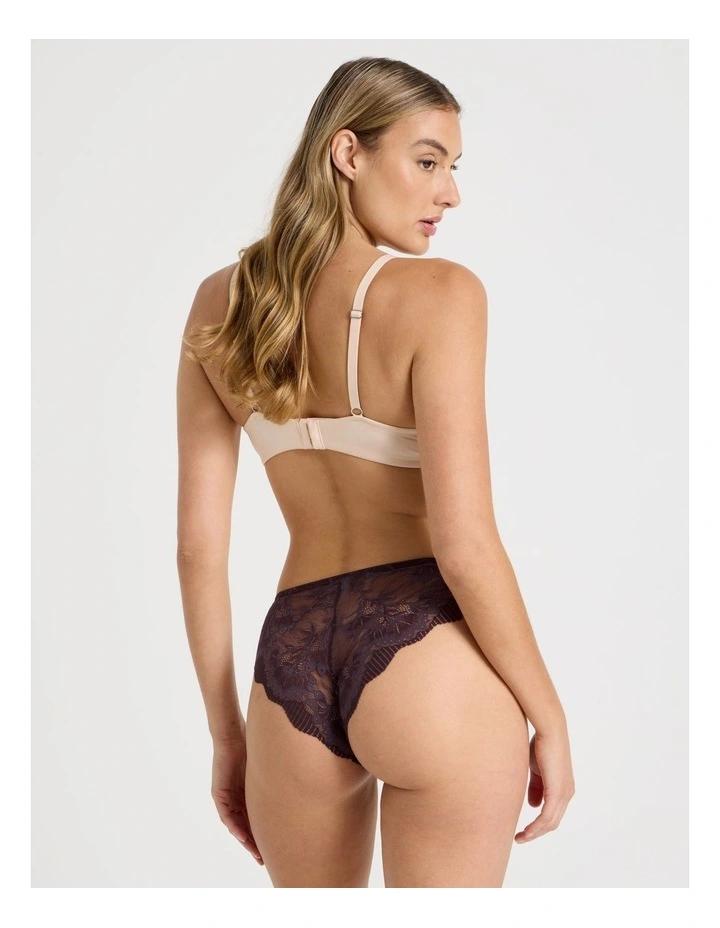Captivate Luxe Micro & Lace Brazilian in Plum image 5