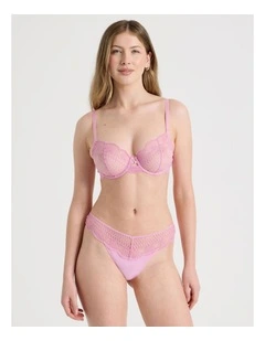 Embroidery G-String in Pink