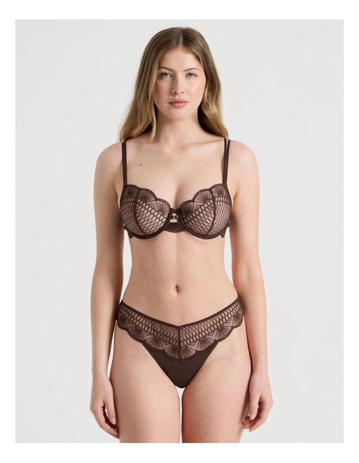 Embroidery G-String in Black image 5